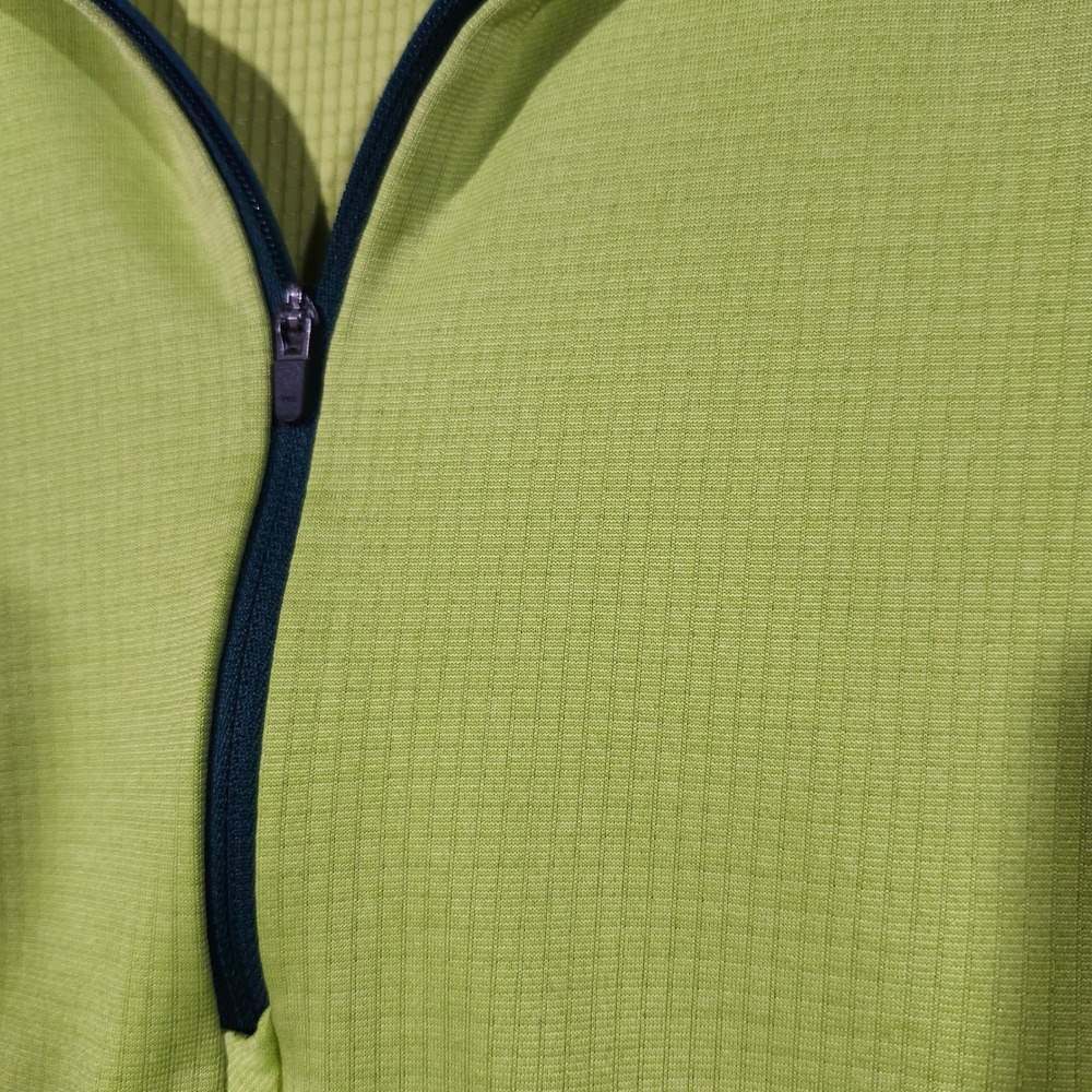 Patagonia Capilene Midweight Baselayer Men L Polartec 1/4 Zip Lime Green XL Asia - Picture 4 of 12